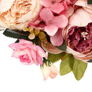 Artificial Flowers Garland European Lintel Wall Decorative Flower Door Wreath for Wedding Home Christmas Decoration