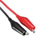 3 PCS  DANIU BNC Male Plug Q9 To Dual Crocodile Clip Y Splice Oscilloscope Test Probe Cable Lead 120CM