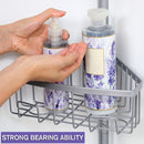 3 Tier Telescopic Toiletries Storage Corner Bath Shelf Rack for Bathroom