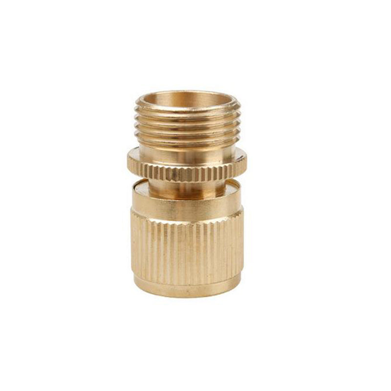 1/2'' 3/4'' Brass Male Female Connector Garden Quick Connect Adapter Water Hose Pipe Connectors Fitting Switch w/  Washers Standard Joint for Car Pressure Washing