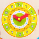 Childrens Kids Wooden Calender Clock Educational Learning Toys Gift Teach Time Dates