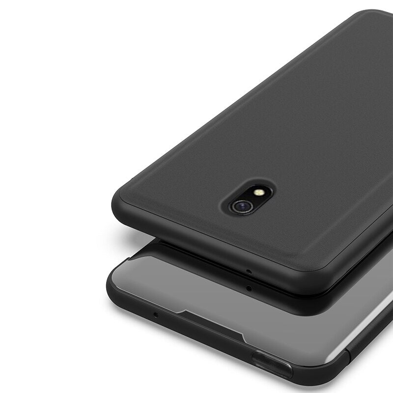 Bakeey Xiaomi Redmi 8A Plating Mirror Window Shockproof Flip Full Cover Protective Case