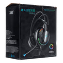 A18 Colorful Luminous Gaming Earphone Stereo 3.5mm Wired Headset LED E-sports Headphone With Mic