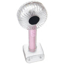 2 In 1 USB Rechargeable Mini Handheld Fan Small Desk Personal Portable Fan Table Fan Mirror Cooling Electric Fan Supplementary Light Function