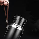 IPRee 600ml Thermos Water Bottle Outdoor Camping Sport Vacuum Cup Stainless Steel Portable Two