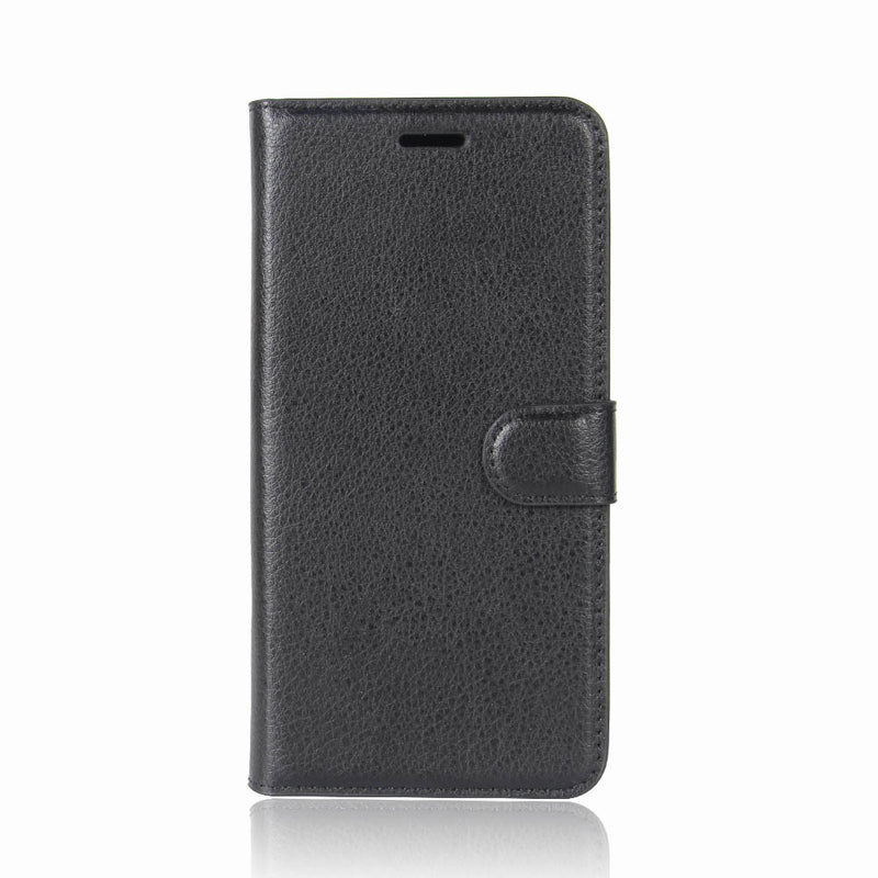 Litchi PU Leather Flip Card Slots Bracket Wallet Case for Samsung Galaxy A8 2018