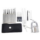 29Pcs Training Unlock Tool Skill Set Unlocking Lock Picks Set Key Extractor