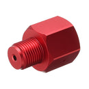 Adapter Converts CO2 Tank to Standard 5/8-18 Male Female & W21.8 Fitting Fitting Red