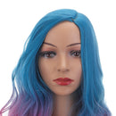 Natural Dark Roots Women Wig Full Wavy Hair Extensions Heat Resistant Synthetic Colorful