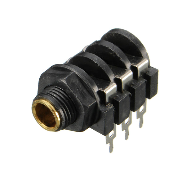6.35mm 1/4'' Jack Socket PCB Stereo Switched Chassis Mounting