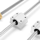 Machifit 15pcs 300mm Optical Axis Guide Bearing Housings Linear Rail Shaft Support Screws Set