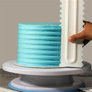 A/B/C/D Cake Decorating Comb Icing Smoother Scraper Edge Frosting Tools Spat Kit
