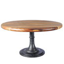 Round Cake Stand Pedestal Dessert Food Display Wedding Party Holder Wood Decorations 3 Sizes