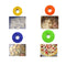 1pc Stainless Steel Rolling Pin 4 Adjustable Discs Non-Stick Removable Rings Dough Dumplings Noodles