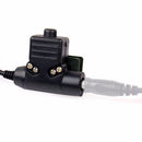 U94 PTT Cable Plug for Z Tactical Bowman Elite II HD01 HD02 Headset Earpiece for Kenwood 2Pin Radios C2112A