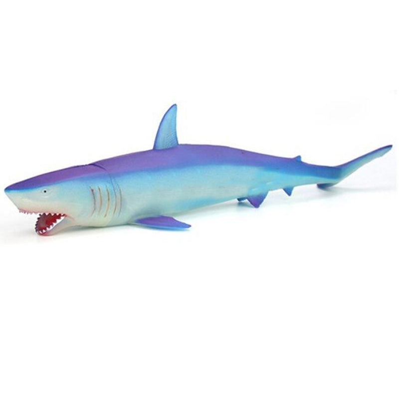 42cm Great White Shark Sea Life Decor Prop Simulation Animal Model Kids Toys