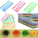 Quilling Ruler Template Tool Kit Circle Size Origami Paper Handcraft Creations