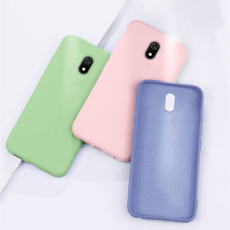 For Xiaomi Redmi 8A Case Bakeey Smooth Liquid Silicone Rubber Back Cover Protective Case