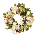 Artificial Flowers Garland European Lintel Wall Decorative Flower Door Wreath for Wedding Home Christmas Decoration