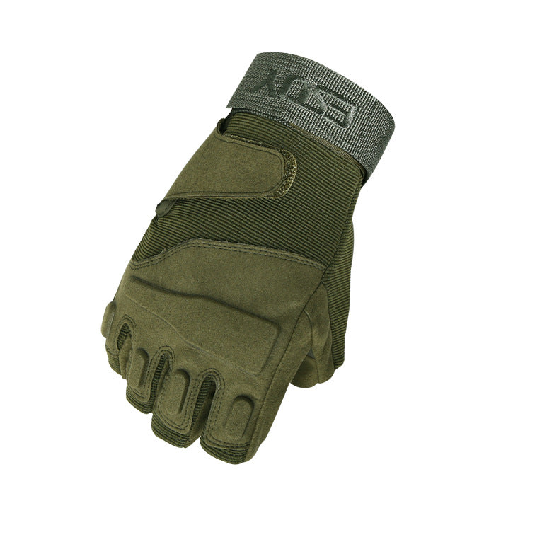 ESDY  Men Half Finger Army Military Tactical Lifting Soft Gloves Outdoor Sports Gym