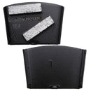 Soft Bond 16 Grit Trapezoid HTC Style Grinding Shoe Disc Plate Diamond Grinding Disc Pad Scraper For Grinder Concrete Floor Abrasive Tool