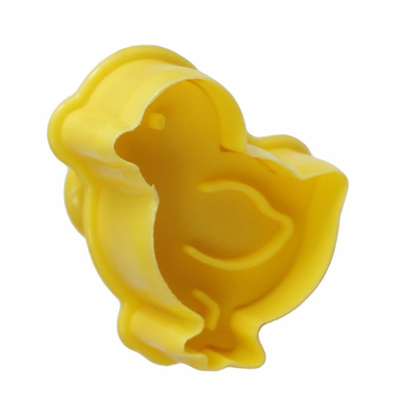 4 Pieces Animal Shape Easter Cookie Cake Decoration Mold Pastry Cookies Moulding Baking Mold