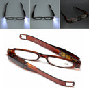 Magnetic Therapy 360 Degree Rotation LED Reading Glasses Folding Presbyopic Repairing Eye Wear