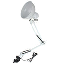Flexible Swing Arm Clamp Mount Lamp Office Studio Home E27/E26 White Table Desk Light AC85-265V