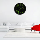 Modern Luminous Wall Clock Glow In The Dark Art Home Living Room Decorations