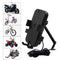 Dual USB Charger CS-344B2 Phone Holder 360 Rotation Stand For Motocycle Bike Rearview Holder For 4''-6.5'' Smart Phone
