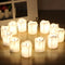 12Pcs LED Tea Light Candle Tea Light Flameless Flickering Battery Decorations