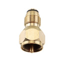 Brass Propane Refill Adapter Lp Gas 1 Lb Cylinder Tank Coupler Heater Camping