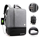 Xmund XD-DY35 35L USB Backpack 15.6inch Laptop Bag Waterproof Anti-theft Lock Travel Business School Bag