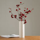 Modern White Vase Ceramic Vase Home Decoration Accessories Dry Flower Minimalist Literary Vase for Flower
