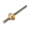 3D Printer T8 1/2/4/8/12/14mm 500mm Lead Screw 8mm Thread With Copper Nut For Stepper Motor