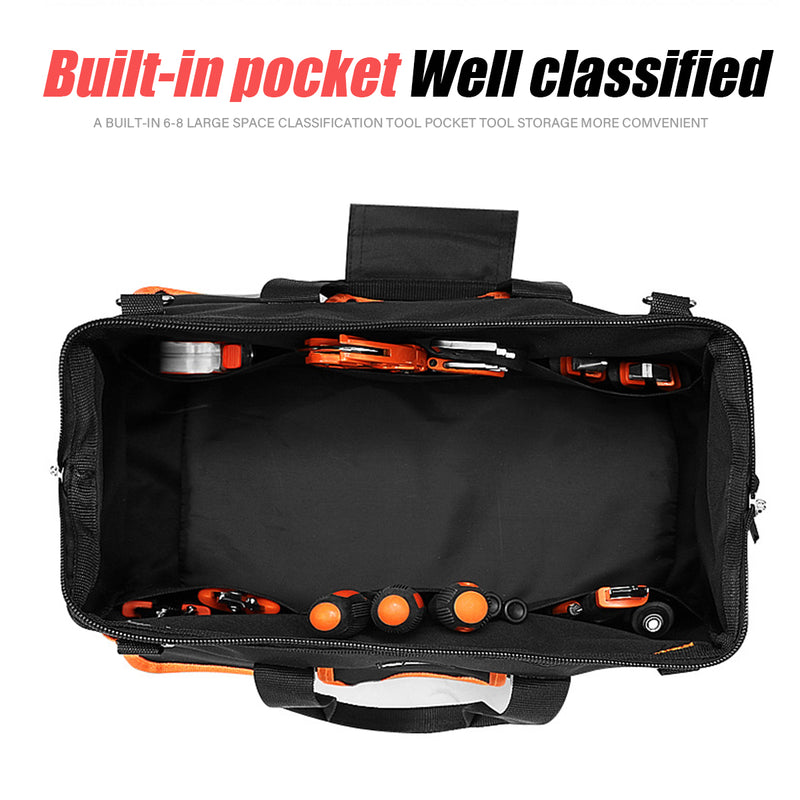 13''/15''/17''/19'' Tool Bag Multifunction Hardware Pouch Electrician Heavy Duty