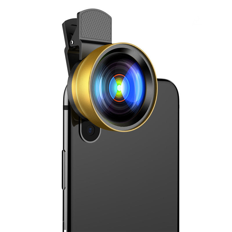 Bakeey Portable 2 in 1 Universal Clip Phone Lens HD 0.45X Wide Angle With Macro Camera Lens for Cell Phones
