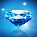 Unheated Artificial Ceylon Blue Sapphire 8.71 Carats Cushion Shape 10x10mm Decorations