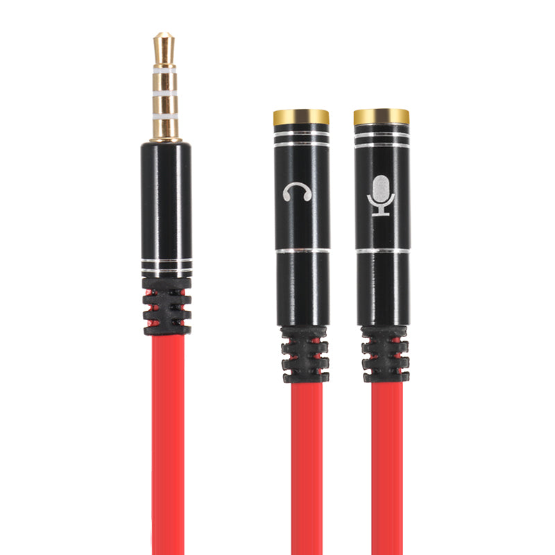 KYIN 1 Male to 2 Female 3.5mm Earphone Audio Splitter Cable Headset Audio Cable Adapter