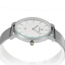 Fashion Couple Quartz Watch Casual Rose Gold Mesh Band Wrist Watch