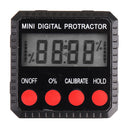 360 Degree Mini Digital Display Level Angle Protractor Inclinometer Measuring Magnet Tools