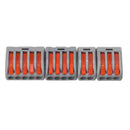 55Pcs 4 Type Quick Connector PCT212/213/214/215 Universal Terminal Block