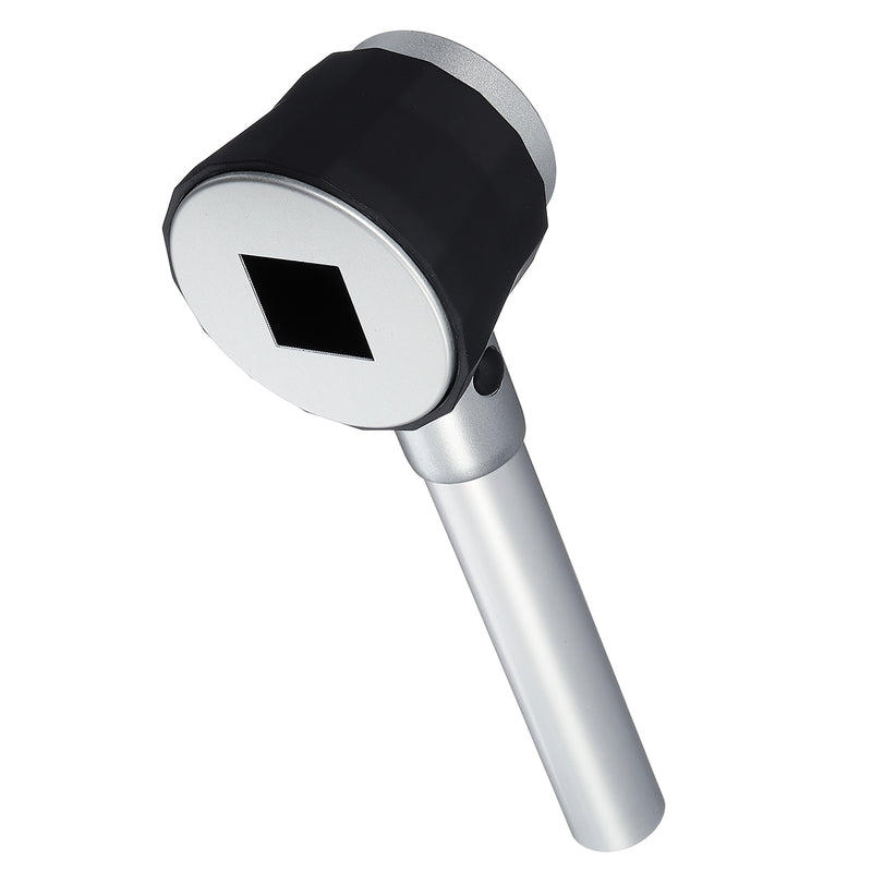 Hand Held 45x Magnifying Glass Magnifier Loupe with Scale 3 Lights for Jewellery