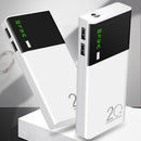 Bakeey 20000mAh LED Digital Display Large Capacity DIY Power Bank Case For iPhone X XS 11Pro Huawei P30 Pro Mate 30 5G Xiaomi 9Pro Redmi K30 S10+ Note 10 5G