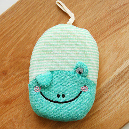 KCASA KC-BT223 Baby Shower Ball Baby Bath Sponge Children's Cartoon Creative Cotton Linen Bath Towel