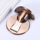 Heavy Duty Zinc Alloy Magnetic Door Stopper Hidden Floor Mount Door Catch Free Punching Door Holder w/ 3M Sticker