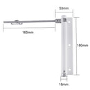 Automatic Door Self-Closing Hinges Home Concealed Doors Hinge Buffer Door Closer