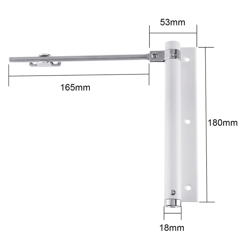 Automatic Door Self-Closing Hinges Home Concealed Doors Hinge Buffer Door Closer