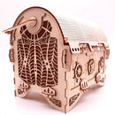 Puzzle Education Retro Treasure Box Creative Ornaments 40Pcs Assembly Relaxing Handmade Treasure Chest Home Decorations