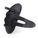 Black PVC Motorcycle Rear Wheel Cover Fender Splash Guard Mudguard Bracket Solid